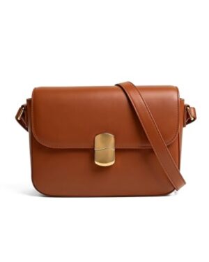 Amazon | Women's Leather Crossbody Bag – Small Shoulder Purse with Adjustable Strap