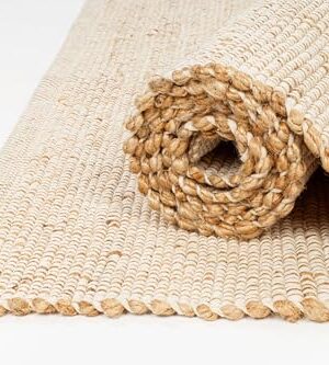 Amazon | Jute & Cotton Handwoven Rug