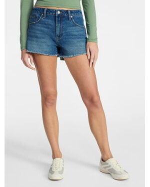 No Boundaries Mid-Rise Denim Shorts, 3" Inseam, Women's 00-20