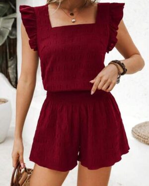 SHEIN VCAY Women's Vacation Two-Piece Set