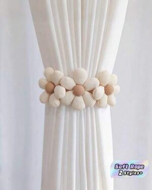 SHEIN | 1PC Cute Flower Curtain Tie