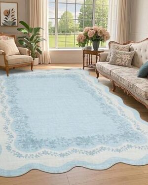 SHEIN | Printed Rug Non-Slip Ultra-Thin Non-Shedding Foldable Interior Decorative Rug For Bedrooms