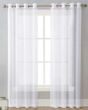 SHEIN | 1pc Sheer Solid Color Window Curtain
