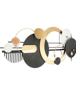 BOPRCSH 59.1in Modern Light Luxury Metal Wall Art