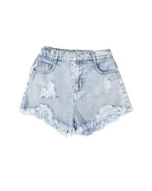 GORGLITTER Girl's Jean Shorts Denim Jorts Cute Summer Ripped Clothes