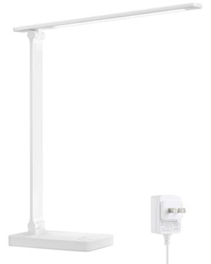 Lepro LED Desk Lamp 9.5W 800lm, Metal Desk Light for Home Office, White