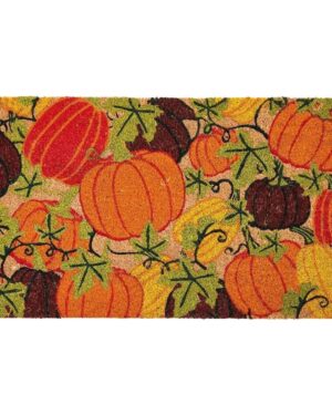 AT HOME | Allover Pumpkin Coir Mat