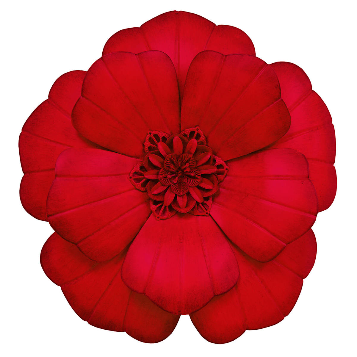 AT HOME | Metal Flower Wall Decor