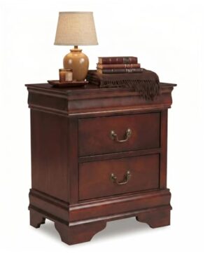 Signature Design by Ashley Alisdair 2 Drawer Nightstand, Reddish Brown
