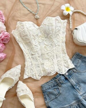 SHEIN | White Shapewear Corset