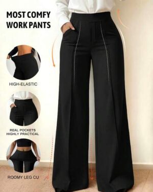 SHEIN | Black Wide Leg Pants