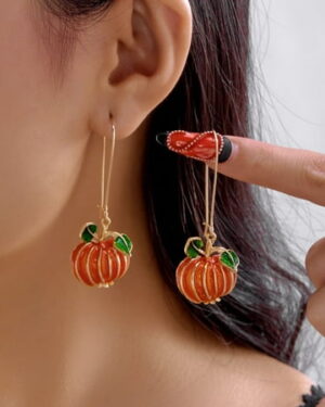 Yoyauz Halloween Earrings for Women, Spider Web Pumpkin Ghost Bat Earrings, Halloween Costume Accessories, Makeup Party Gifts