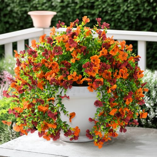 ZFProcess Artificial Fall Fake Flowers for Outdoor Fall Decoration