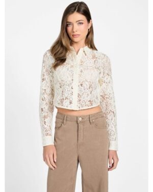 GUESS | Eco Imani White Lace Top