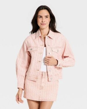 Target | Women's Relaxed Barrel Denim Jacket