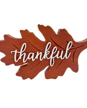 AT HOME | Thankful Leaf Tabletop Decor