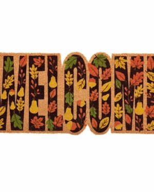 AT HOME | Fall Welcome Shaped Coir Mat