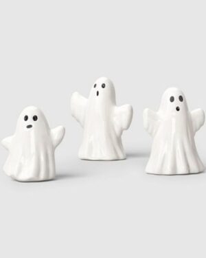 Target | HYDE AND EEK! BOUTIQUE - 3pc Shiny Ceramic Ghosts Decorative Accent Set