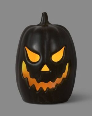 Target | Classic Terra Cotta Like Lit Pumpkin Jack O' Lantern Halloween Decorative Prop