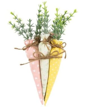 Target | Fabric Carrot Easter Decorations - 9" - Green and Pink - Set of 5
