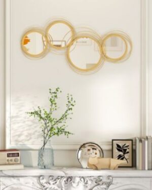 Macy's | Macy’s | Metal Wall Art 42.25″ In Round Wall Mirror