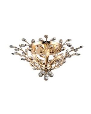 Macys | Gold Crystal Branch Flush Mount Ceiling Light