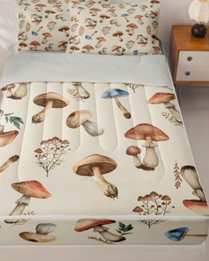 Amazon | Cute Zipper Bedding Set, Zip Up Comforter Set with 2 pillowcases, Bed in a Bag.